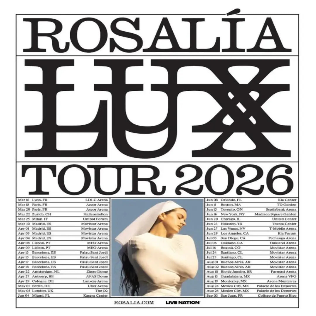 ROSALÍA LUX TOUR 2026 - MEO Arena, Lisboa - 08 Apr 2026